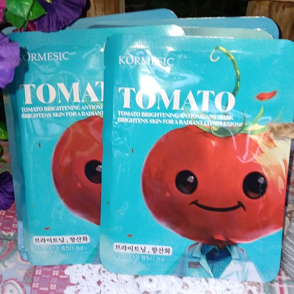 🆕️2 FULL SETS OF FRUIT & VEGGIE MASKS~ TOMATO PUMPKIN AVOCADO CARROT BLUEBERRY - Picture 10 of 17
